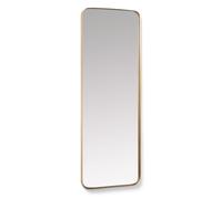 Specchio da parete Marco in metallo dorato 55 x 150,5 cm