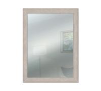 Specchio da parete moderno 43x69 cm con cornice BOSTON in legno, design lungo