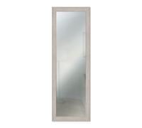 Lupia - Specchio da Parete lungo Moderno con cornice BOSTON 50x150 cm, Legno MDF, Design Shabby Chic, per Camera da Letto, Soggiorno, Ingresso, Montaggio Verticale o Orizzontale (Beige)
