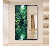 Specchio da parete nascosto a figura intera, design push-pull per camera da letto, soggiorno e ingresso, elegante specchio decorativo salvaspazio accessorio per la casa