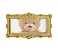 Specchio da parete per casa delle bambole - Mini ornamento quadrato in resina, decorazione classica per la casa | Accessorio decorativo per mobili per opere d'arte artigianali, tavolo, centrotavola, c