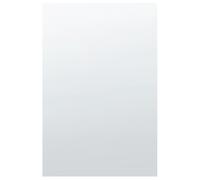 Specchio da parete rettangolare senza cornice argento 40 x 60 cm Angers