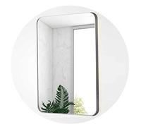 Specchio da Parete Rettangolare, Specchio da Bagno con Cornice in Lega di Alluminio, Specchio in Vetro antideflagrante ad Alta Definizione, Specchio per Il Trucco, Specchio Decorativo, appes