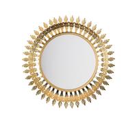 Specchio da parete tondo ø60 cm in oro Vorey