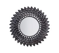 Specchio da parete tondo ø70 cm in argento Larrau