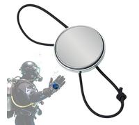 Specchio da polso per immersione - Controlli visivi | Sicurezza subacquea, strumento di osservazione con specchio convesso regolabile impermeabile Diver Osserva le forniture per lo specchietto retrov