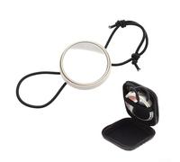 Specchio da polso per immersioni subacquee, per osservazione di sicurezza, con cinturino regolabile, per tutti gli appassionati di immersioni, nuoto (bianco)