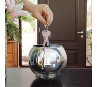 Specchio da scrivania convesso da 6 pollici, decorazione per vaso, sicurezza per vedere dietro di te, elegante retrovisore in vetro