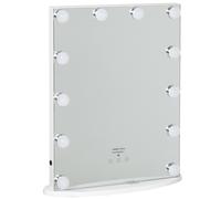 Specchio da Tavolo con LED 41,5x13,5x51 cm per Trucco Make up