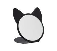 specchio da tavolo di design cat Nero in Ferro e vetro per lo specchio 20x17x20h cm