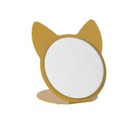 specchio da tavolo di design cat Ocra in Ferro e vetro per lo specchio 20x17x20h cm