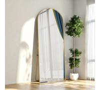 Specchio da terra lungo 162x53 cm con grande specchio da parete Specchio completo HD con gancio