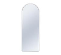 Specchio da toeletta antideflagrante Porch HD Specchio da Parete con Cornice in Lega di Alluminio Semplice Europeo(Blanc)