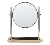 Specchio da trucco 1x/3x Telaio in metallo bifacciale ø 20 cm Oro Finistere