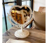 Specchio da trucco da tavolo Specchio cosmetico da regalo girevole a doppio