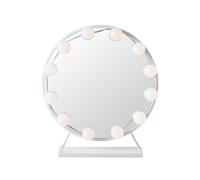 Specchio da trucco Hollywood con luci, elegante specchio per il trucco con illuminazione a 3 colori e ricarica USB, perfetto per qualsiasi s