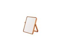 Specchio da trucco in legno, specchi da scrivania per il trucco con design elegante, riflesso chiaro per qualsiasi posizione, angoli regolab