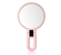 Specchio da trucco ingranditore a doppia faccia - Specchio da viaggio per il trucco con rotazione a 360 gradi, specchio cosmetico, specchio da tavolo per la casa, ingrandimento, verde 1X/10X (ro