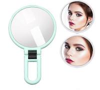 Specchio da trucco ingranditore portatile, pieghevole e regolabile