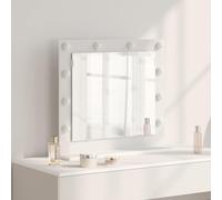 Specchio da Vanità Bianco 60 x 55 x 18 cm Rettangolare