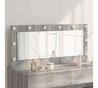Specchio da Vanità Grigio Sonoma 100 x 45 x 18 cm Rettangolare