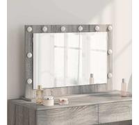 Specchio da Vanità Grigio Sonoma 80 x 55 x 18 cm Rettangolare