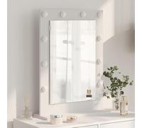 Specchio da Vanità Rettangolare Bianco 70 x 50 x 18 cm