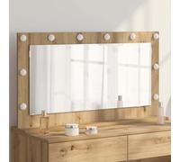 vidaXL Specchio da Vanità Rovere artigianale 100 x 55 x 18 cm