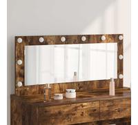 Specchio da Vanità Rovere fumé 100 x 45 x 18 cm Rettangolare