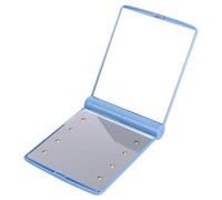 Specchio Da Viaggio Pieghevole Luminoso Trucco Tascabile Per LED