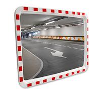 Specchio da viaggio rettangolare 40 x 60 cm per strada specchio di sicurezza specchio convesso esterno e interno effetto grandangolo