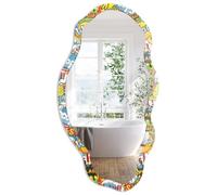 Specchio Decorativo 52x97 cm | Fumetti pop art | Forma di Nuvola