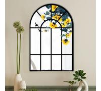 Specchio decorativo da parete, specchio a forma di finestra, decorazione da