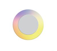 Specchio decorativo irregolare da parete per soggiorno, toletta e ante dell'armadio, design unico per migliorare lo spazio (F)