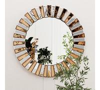 Specchio decorativo per entusiasmo XL Specchio decorativo da parete rotondo 60/80 cm per ingresso corridoio bagno