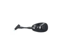 SPECCHIO DESTRO - SINISTRO NERO LUCIDO OVALE MOTO - SCOOTER M10X125