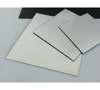 Specchio Di Acrilico XT,Piastra Taglio Argento 1000 x 500 X 3 MM,da Parete Deco