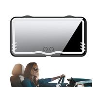 Specchio di ingrandimento per parasole per auto - Specchio ingranditore con illuminazione, specchio per il trucco per auto | Specchio per visiera regolabile ricaricabile con touch screen | Specchio