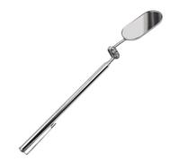 Specchio Di Ispezione - Specchio Ellittico Retrattile, Specchio Di Ispezione Estensibile | Specchio Telescopico Pieghevole Senza Sforzo, Rotazione A 360 Gradi, Leggero E Resistente In Acciaio Inossida