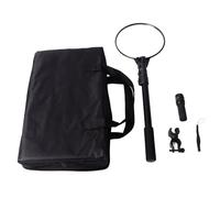 Specchio di ispezione telescopico 20 cm largo angolo 360 Visualizzazione manico lungo strumento meccanico mirror con luce per meccanica del parcheggio