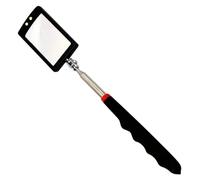 Specchio di ispezione telescopico a LED, strumento di raccolta magnetico, strumenti per auto magnetici telescopico con impugnatura flessibile e specchio di ispezione quadrato regolabile girevole a 360
