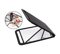 Specchio di mano, Rettangolare Pieghevole mano uno Specchio con Doppio Manico