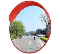 Specchio Di Sicurezza con Specchio Stradale Convesso, Specchio Stradale Infrangibile Resistente Alle Intemperie per la Strada All'Aperto Della Comunità Scolastica/-/45Cm