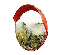 Specchio di sicurezza grandangolare per vialetti Specchio convesso di sicurezza for traffico esterno rotondo 45-80 cm(80cm)