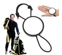 Specchio di Sopravvivenza,Specchio Compatto Sub Osservazione | Attrezzatura Subacquea Regolabile Portatile Rotonda per Uomini di Mare, Sport all'Aperto, Immersioni in Caverne, Deriva, Sicurezza