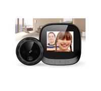 Specchio Digitale per Porta con Schermo LCD da 2,4 Pollici, Telecamera Elettronica per Porta, Registrazione IR, Spioncino Notturno, Foto,