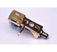 Specchio dorato rivestito guscio, titolare con AT Pick-up, ago per Denon DJ VL12, DP dj100, SL 7d, DP dj101, DP 30L, DP dj151, DP 55 K, DP 50L, DP 2700, DP 1800, GT 800, SL 5 A, DP 2500