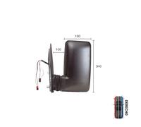 Specchio El. Convesso Termico Braccio Corto Dx - Iveco