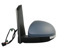 Specchio elettrico realizzato per SEAT ALHAMBRA dal 2010 in poi lato Destro Elettrico risc. c/Primer con Fanali Luci