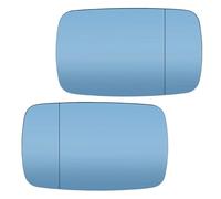Specchio esterno Adesivo In Vetro Specchietto Retrovisore Laterale Blu Senza Base Per BMW Serie 3 E46 1998-2005 Serie 5 E39 1996-2003 Berlina Wagon Compact Vetro Specchio Riscaldato(Left Right)